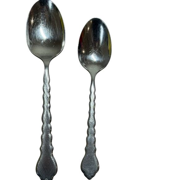 Oneida Community CELLO Burnished Stainless Flatware Replacement 5 Pc Setting - Picture 6 of 8